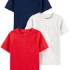 Grey Heather/Navy/Red