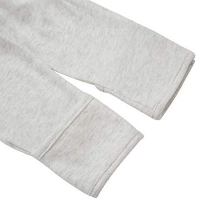 Cozy Cotton Baby Footie Pajama with Mitten Cuffs and Double Zippers - Image 3