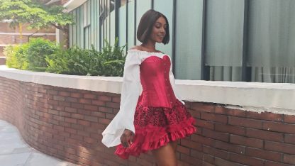 Victorian-Inspired Steampunk Ruffle Skirt for Women - Image 6