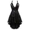 Steampunk Black Halter