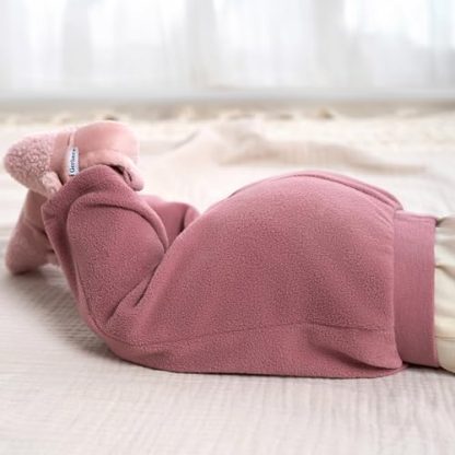 "Cuddly Microfleece Pants for Baby Girls, Pack of 4" - Image 5