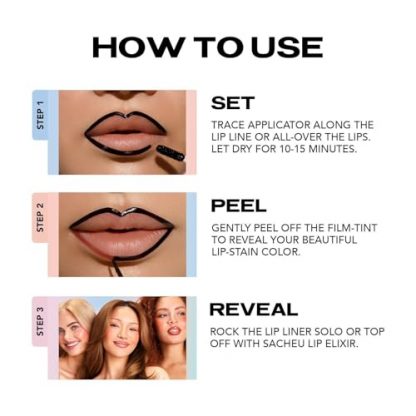 Peel & Reveal Long-lasting Lip Liner Stain with Hyaluronic Acid & Vitamin E - Image 5