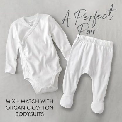 2-Pack Organic Cotton Footed Pants for Infants - Image 4