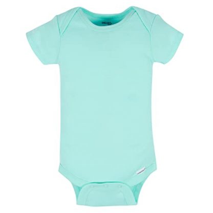 Vibrant 8-Pack Baby Girl Short Sleeve Bodysuits - Image 2