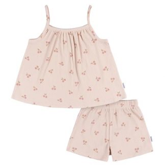 Toddler Girl's Sleeveless Tank Top and Shorts Set