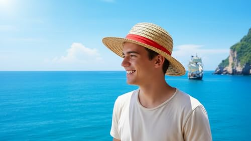 One Piece Luffy Straw Hat Cosplay - Image 7