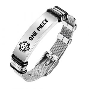 One Piece Skull Stainless Steel Bracelet