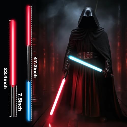 RGB Lightsaber Toy Set 2-Pack with Sound & Motion - Image 2