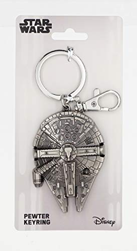 Star Wars Millennium Falcon Pewter Key Ring - Image 2