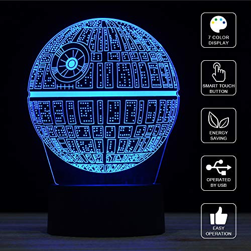 Death Star 3D Illusion Night Light - Image 2