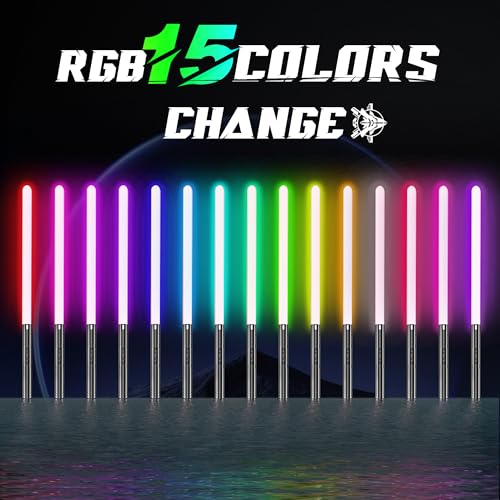 RGB Lightsaber Toy Set 2-Pack with Sound & Motion - Image 3