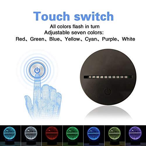 Death Star 3D Illusion Night Light - Image 4