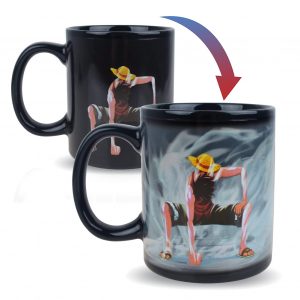 One Piece Luffy Heat-Changing Coffee Mug