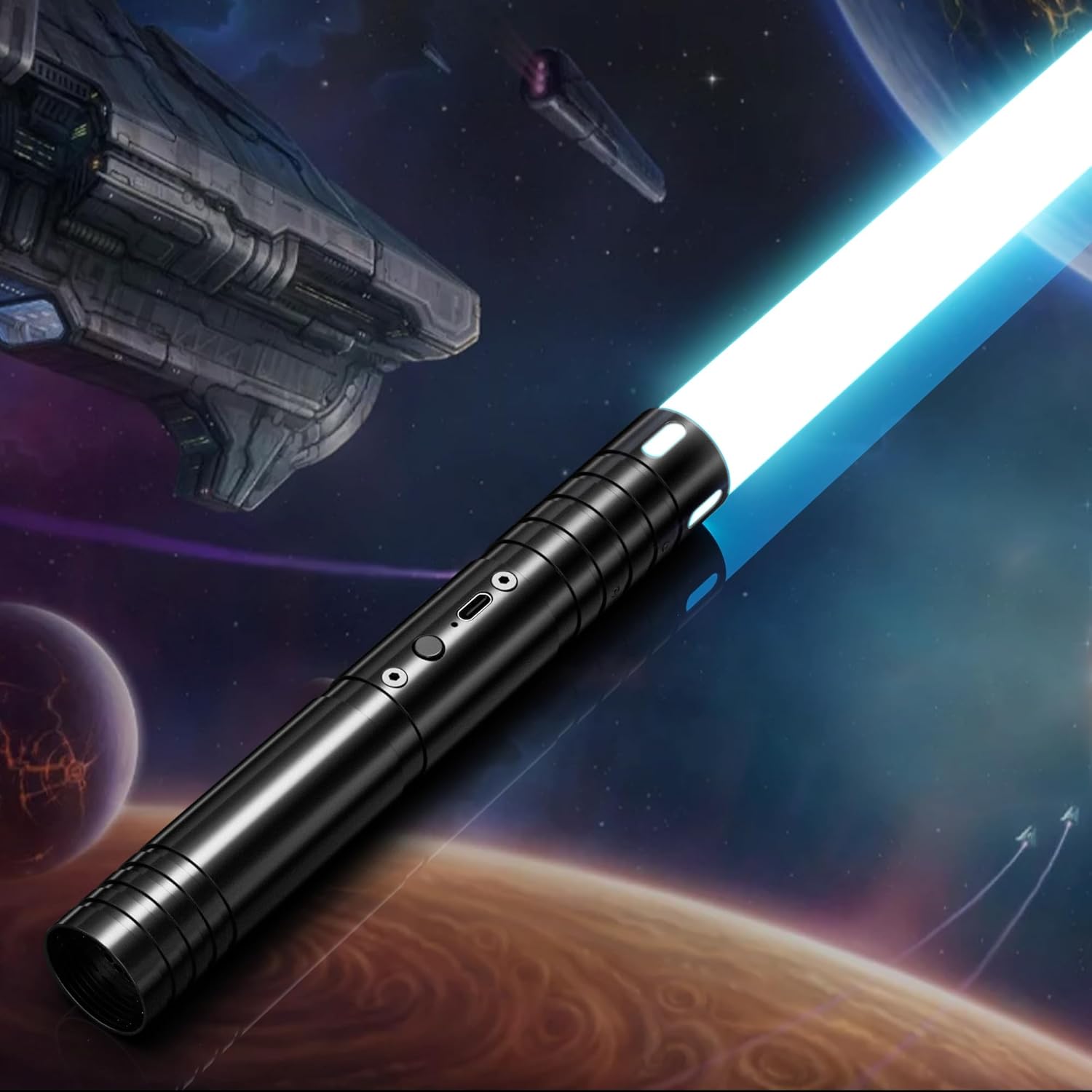 RGB Lightsaber Toy Set 2-Pack with Sound & Motion - Image 9