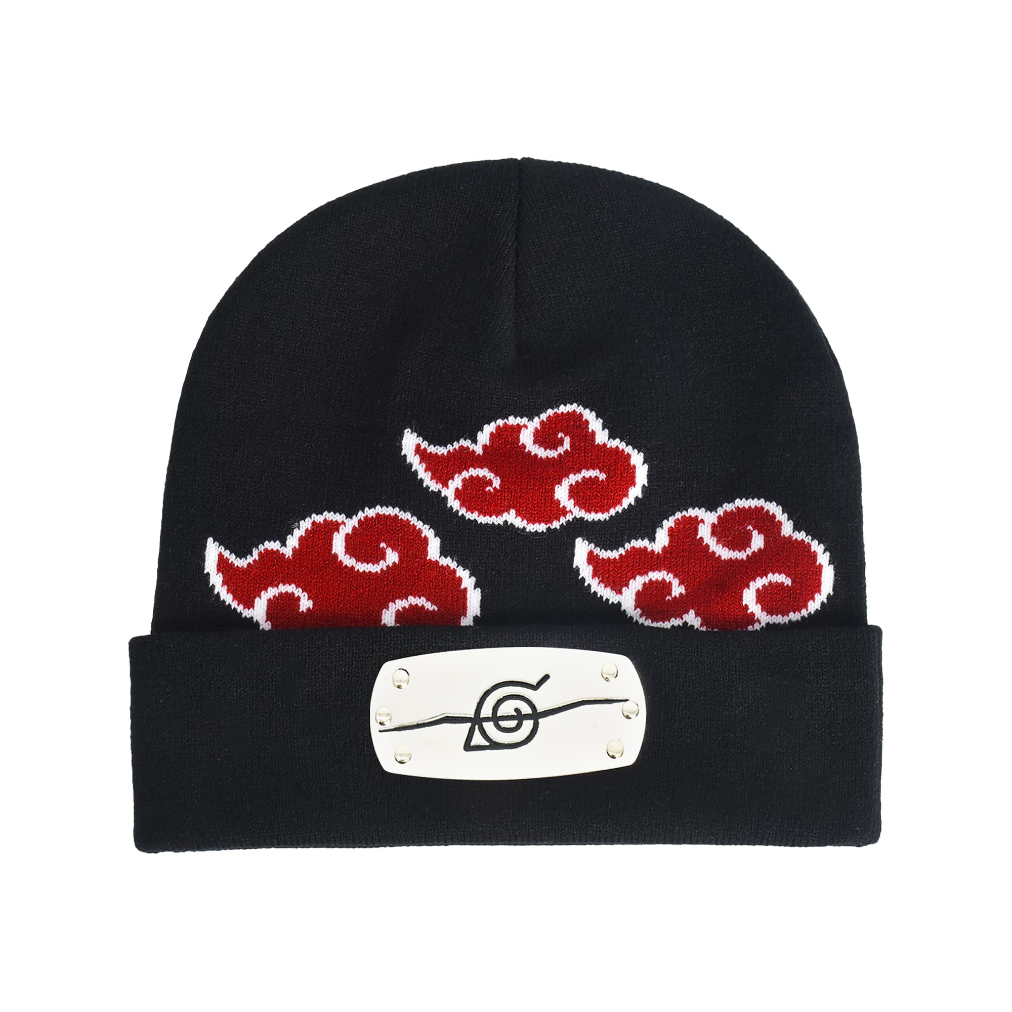 Concept One Unisex Adult Naruto Beanie Hat, Akatsuki Cloud Winter Knit Cap with Cuff - Image 8