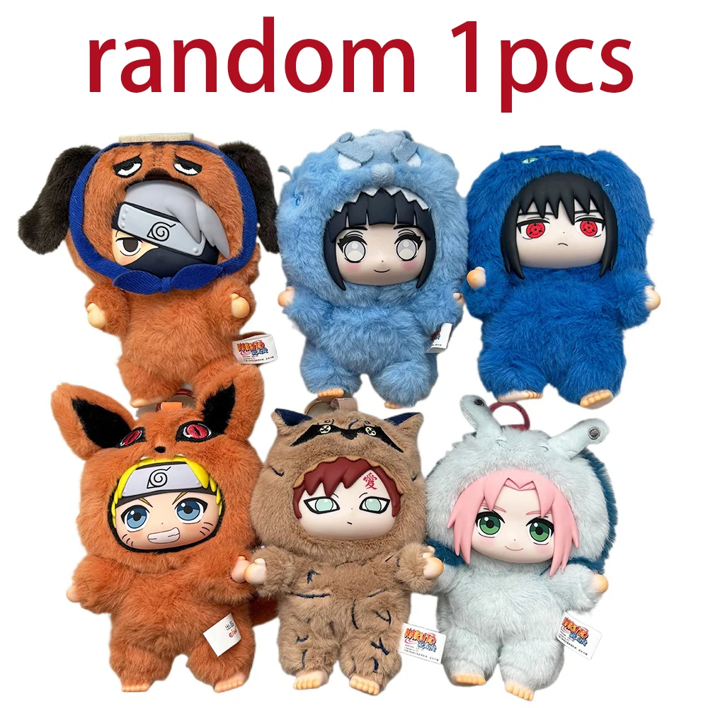 Toptoy Naruto Shippuden Beast Party Series Vinyl Figure Plush-Like Texture Blind Box Chibi Kakashi Sasuke Collectible - Image 7