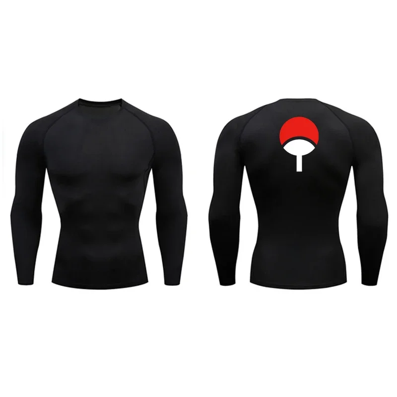 Graphic Compression Shirts for Men Athletic Quick Dry Rash Guard Stretchy Baselayers Undershirts Gym Workout Running Tshirt Tops - Image 14