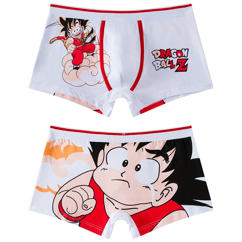 Dragon Ball Men's Panties Anime Cartoon Cotton Boxer Underwear Boxers Fashion Knitting Flexibility Breathable Pouch Underpants - Image 8
