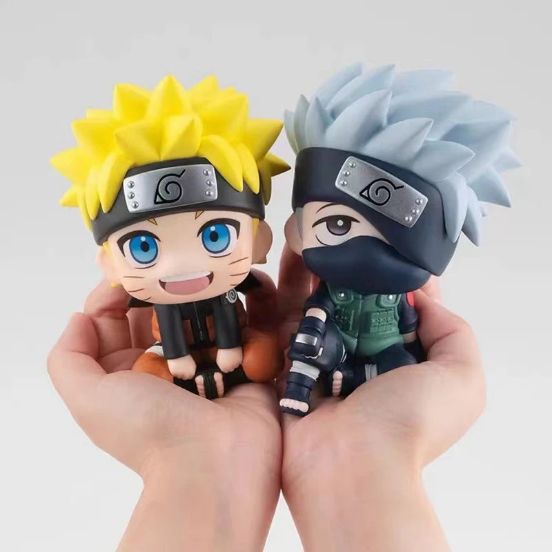 9cm Naruto Anime Figure Naruto Kakashi Action Figure Q Version Kawaii Sasuke Itachi Figurine Car Decoration Collection Model Toy - Image 2
