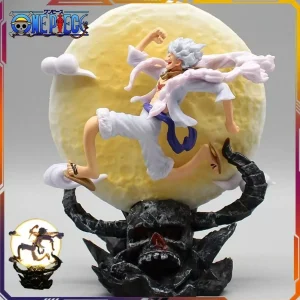 One Piece Gear 5 Nika Luffy Moon Figure