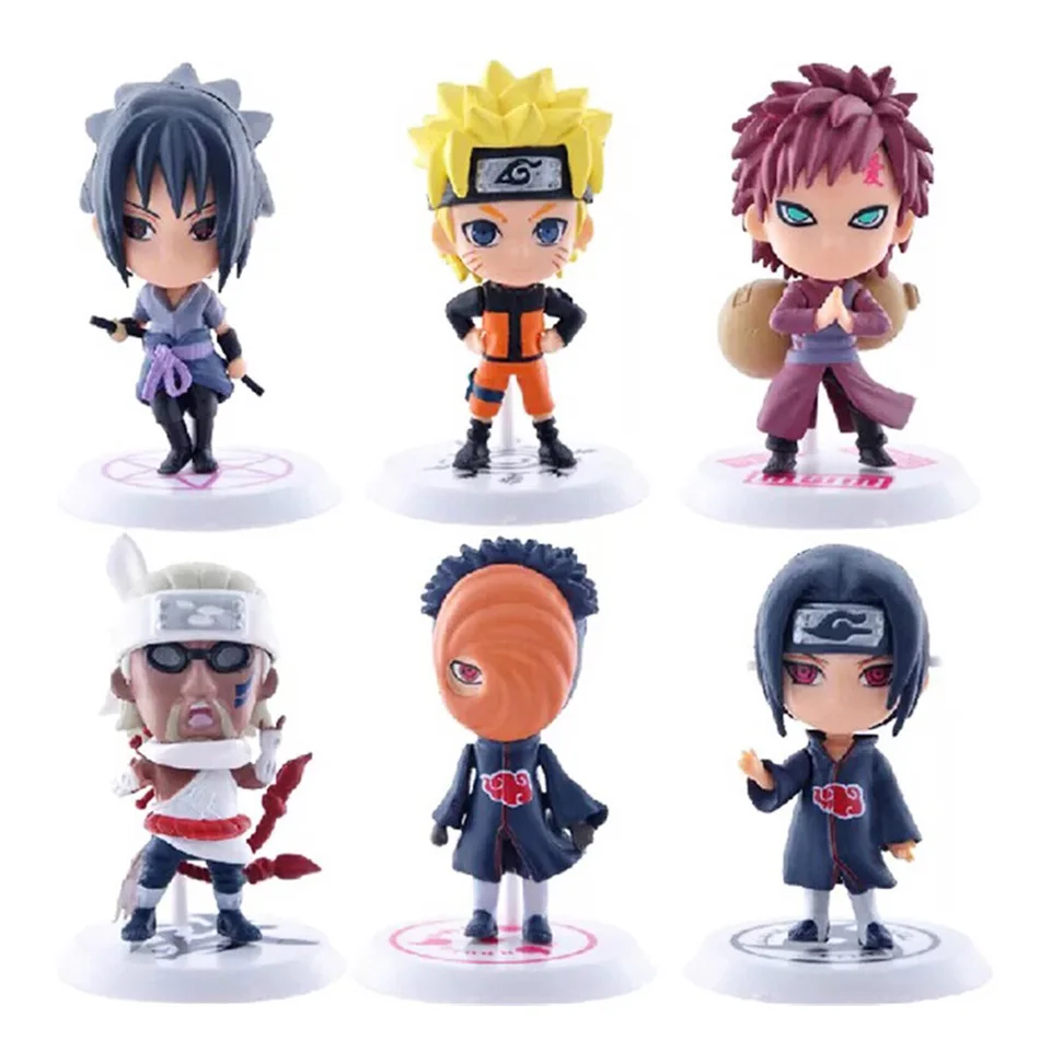 Hot 12pcs/set Anime Figure Naruto Shippuden Hinata Sasuke Itachi Kakashi Gaara Action Figure Q Version PVC Figures Toys Gift - Image 4