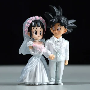 Goku and Chi-Chi Wedding Figure