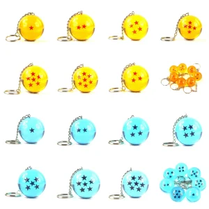 Dragon Ball Mini Crystal Set Keychains