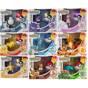 Pokemon Transforming Pokeball Figures
