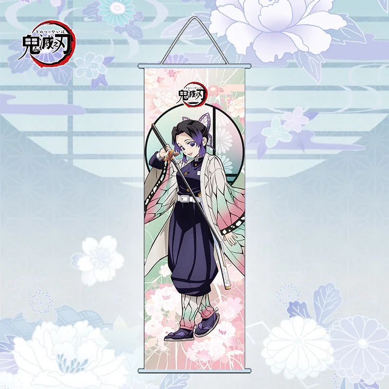 New Demon Slayer Hanging Paintings Reel Long Cartoon Kamado Nezuko Poster Wall Decoration Holiday Gifts Anime Peripherals - Image 14