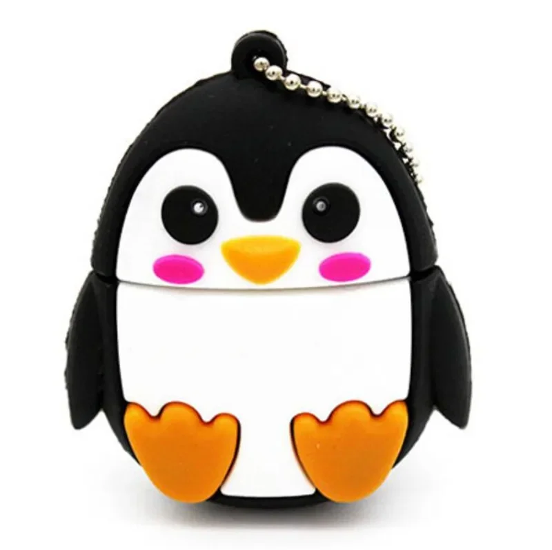 JASTER Cute Cartoon USB Flash Drive 64GB Animal Penguin Pen Drive 32GB Cat Owl Memory Stick 16GB Frog Pendrive 8GB Creative Gift - Image 2