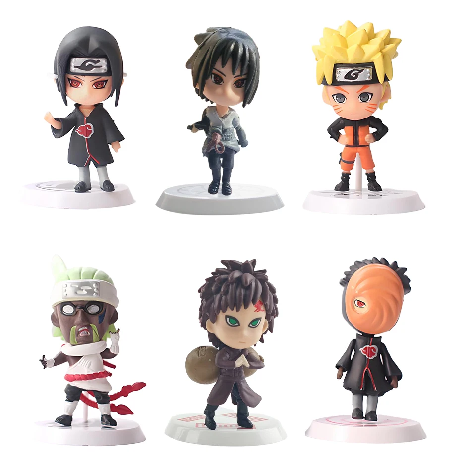 Hot 12pcs/set Anime Figure Naruto Shippuden Hinata Sasuke Itachi Kakashi Gaara Action Figure Q Version PVC Figures Toys Gift - Image 7