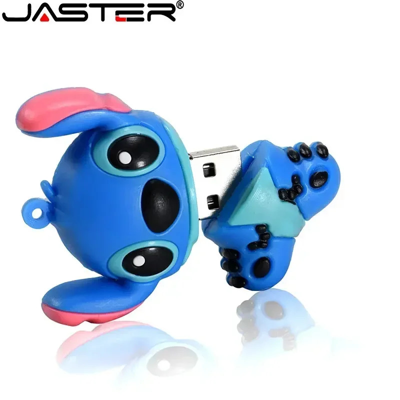 JASTER USB Flash Drives Cartoon Multi Style Cute Doll 64GB Blue 32GB Pink Gift Keychain 16GB Pen Drive Creative Holiday Gift - Image 7