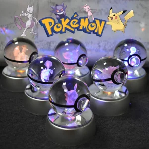 Pokemon 3D Crystal Ball Night Light