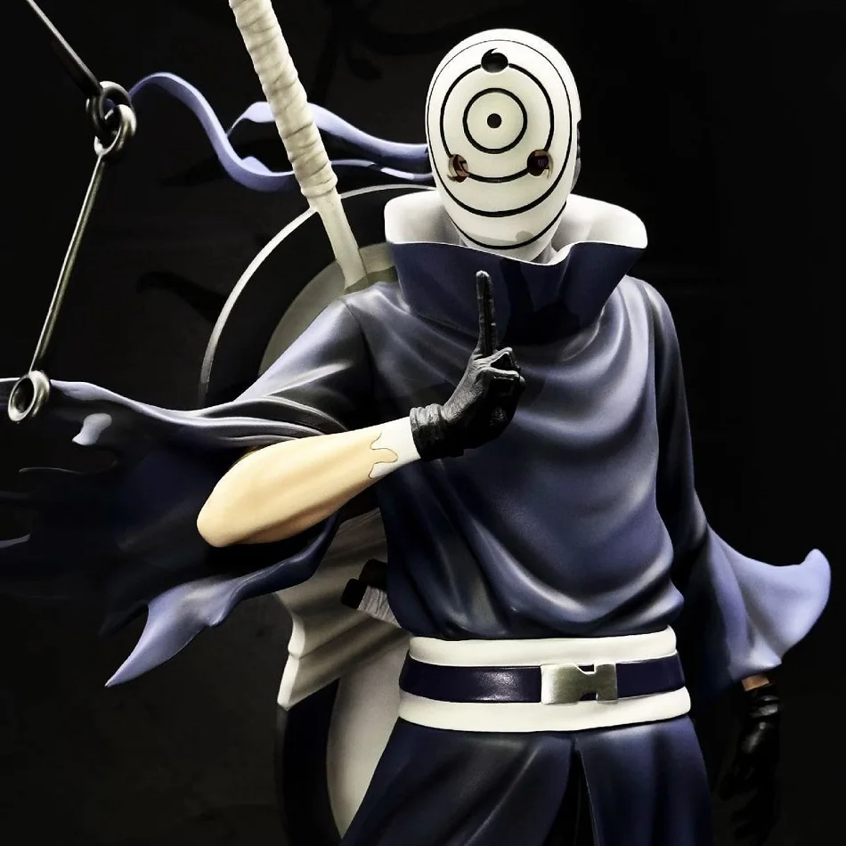 Naruto Anime Figure Uchiha Obito Action Figures double headed Statue PVC Collection Model Desktop Ornament Birthday Toys Gift - Image 3