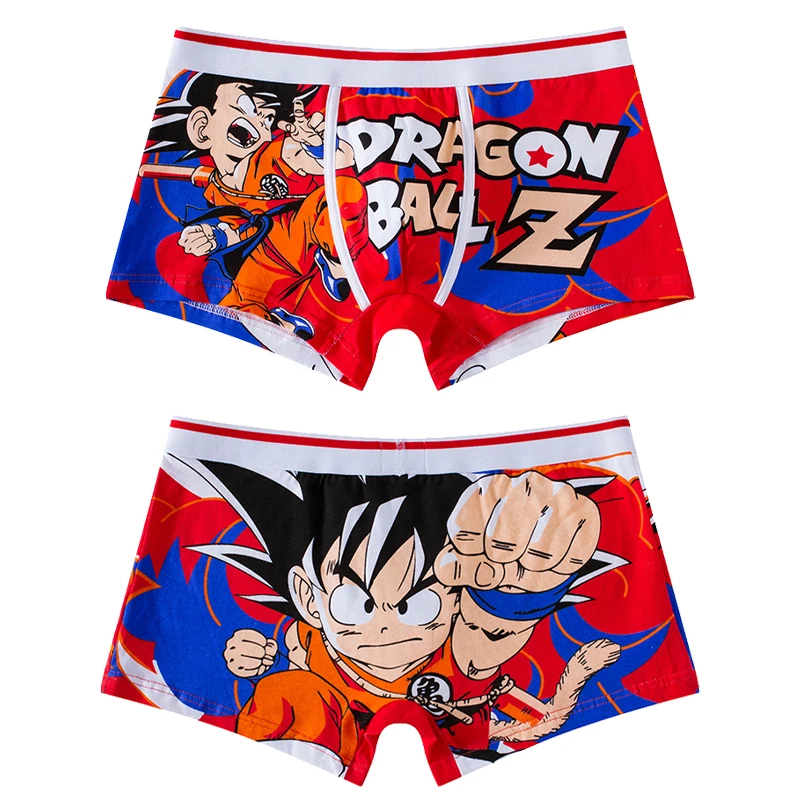 Dragon Ball Men's Panties Anime Cartoon Cotton Boxer Underwear Boxers Fashion Knitting Flexibility Breathable Pouch Underpants - Image 3