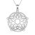 C,Celtic Pentagram Pendant Silver