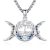 F-C-Triple Moon Necklace-Abalone Shell