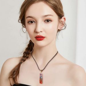 10-Piece Healing Crystal Necklace Collection - Image 6