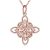 Silver (Rose Gold Plated) - Witches Knot