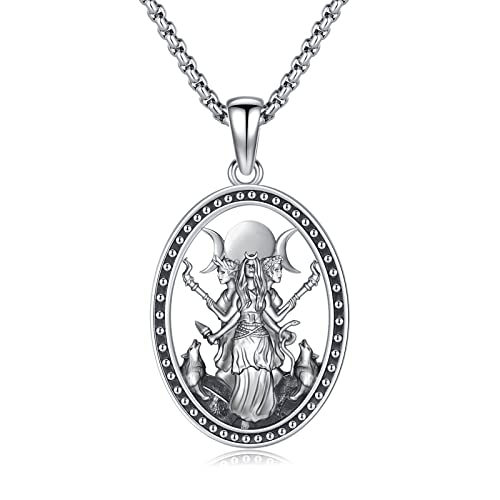 Mystical Knotwork Silver Necklace for Men and Women