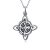 Silver Oxidized - Celtic Witch's Knot