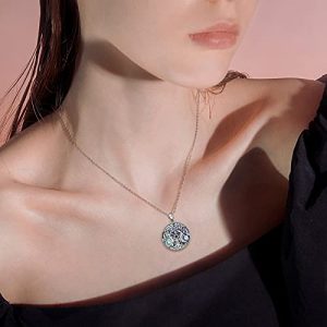 Triple Moon Goddess Sterling Silver Pendant Necklace - Image 6