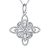 Silver (Rhodium Plated) - Witches Knot