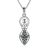 Triple Moon Goddess Amulet Necklace