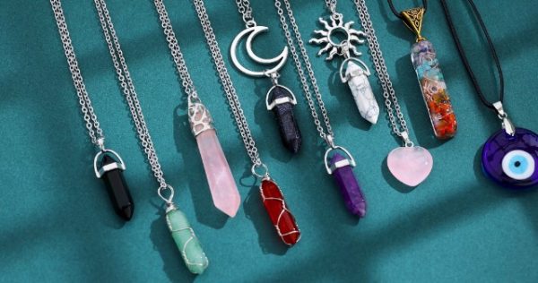10-Piece Healing Crystal Necklace Collection - Image 7