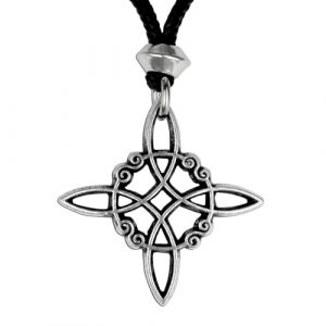 Enchanting Pewter Celtic Witches Knot Necklace