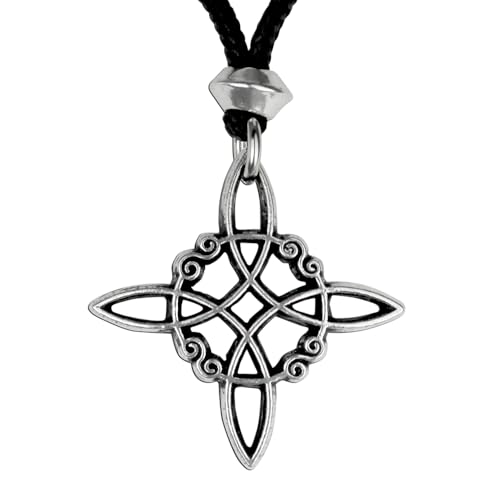 Enchanting Pewter Celtic Witches Knot Necklace