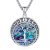 G-Moon Phase Necklace-Abalone Shell