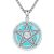 E-Pentagram Necklace-Turquoise