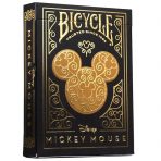 Gleaming Golden Bicycle-Inspired Playing Cards with Classic Character Artwork